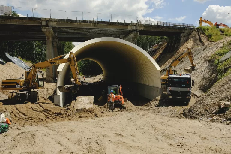 Ruch na Drodze Krajowej nr 86 w Katowicach wróci do końca września