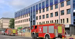 zgłoszenie o zapachu gazu przy ul. Grota - Roweckiego 42 - 44