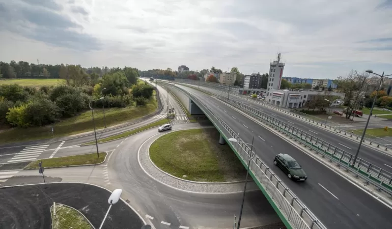 Przegląd techniczny wiaduktu w ciągu DK 1 - nad al. Niepodległości