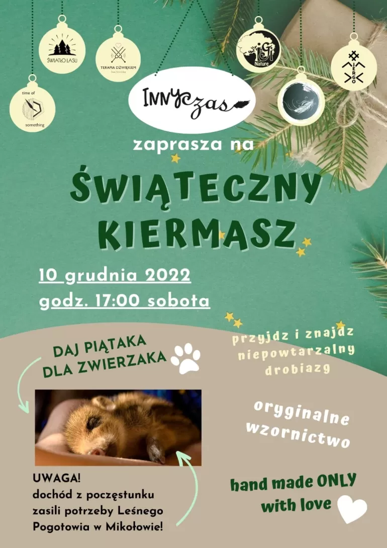 Kiermasz i zbiórka dla ośrodka rehabilitacji zwierząt