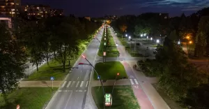 Tyska ulica nocą