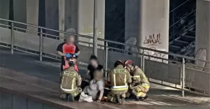Wypadek na stacji PKP Tychy Bielska