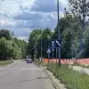 [FOTO] Niewybuch na budowie ścieżki rowerowej w ciągu al. Bielskiej