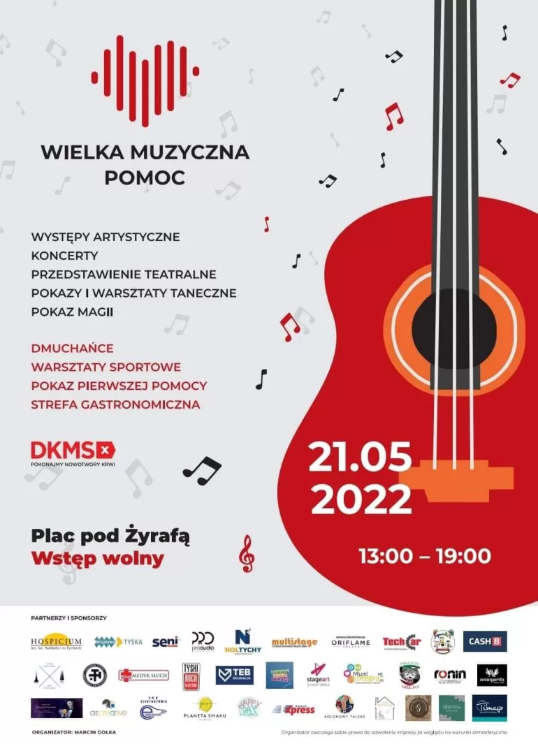 Wielka muzyczna pomoc na Placu pod Żyrafą