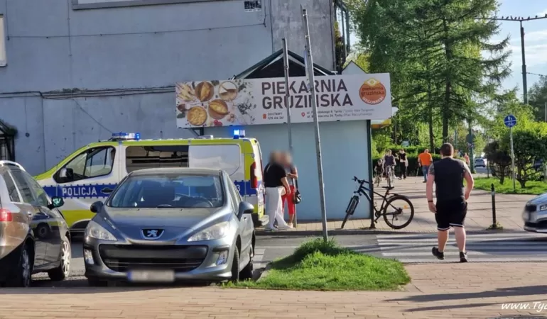 Potrącenie rowerzysty na ul. Nałkowskiej - 22.04.2025