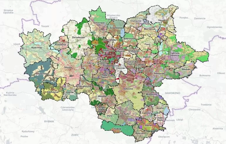 Powstała interaktywna mapa z planem zagospodarowania przestrzennego