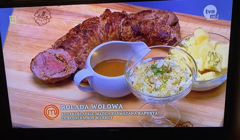 Rolada przygotowana przez Kubę Tomaszczyka