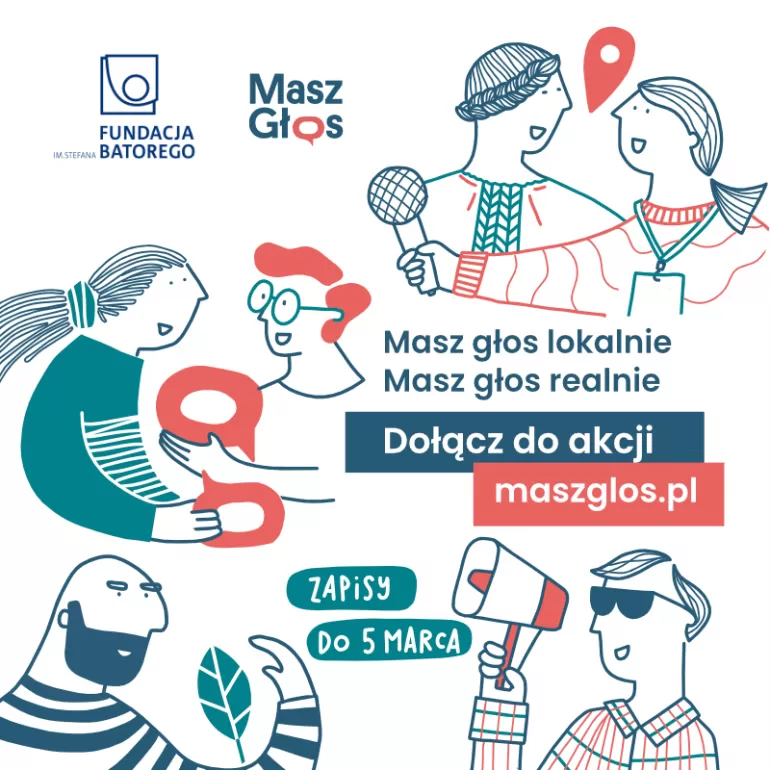 Działaj lokalnie - skorzystaj z pomocy ogólnopolskiej akcji Masz Głos!