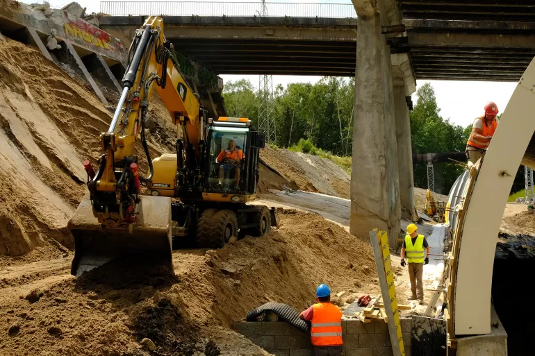 Ruch na Drodze Krajowej nr 86 w Katowicach wróci do końca września