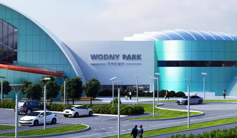 wizualizacja Wodnego Parku Tychy