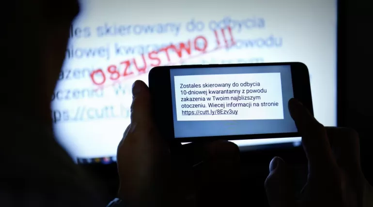 Uwaga na fałszywe SMS-y o kwarantannie!