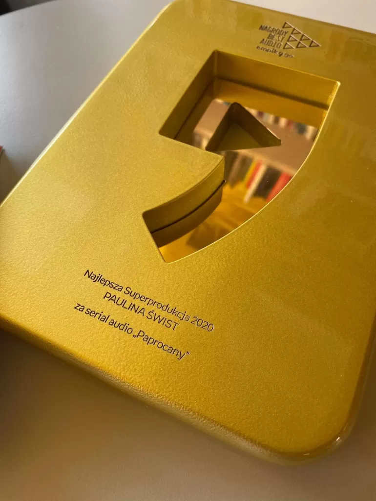 Paulina Świst, Paprocany, nagroda best audio empik go