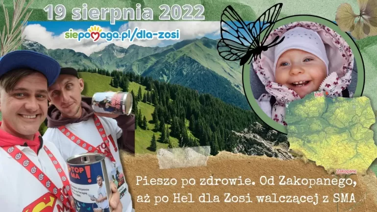 Idą przez Polskę dla Zosi chorej na SMA. Przystanek w Tychach