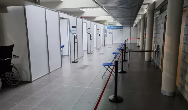 Punkt Szczepień Powszechnych w Hali Sportowej przy ulicy Piłsudskiego