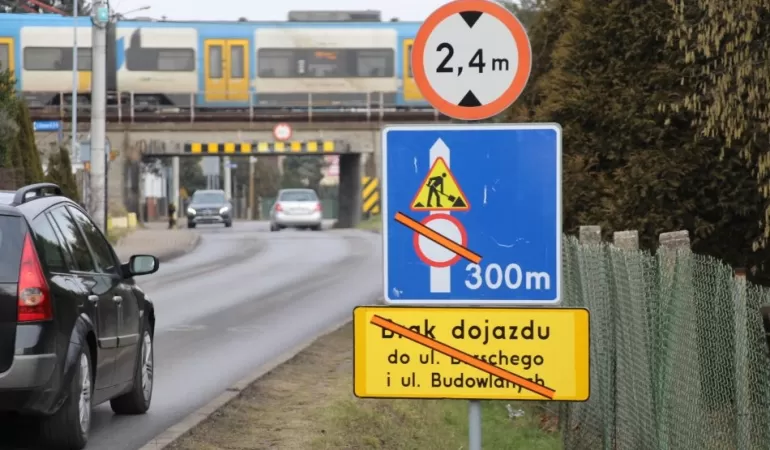 Zamknięcie na ulicy Glinczańskiej