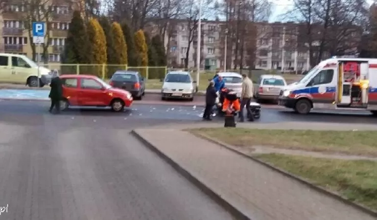 Potrącenie pieszego na ulicy Dębowej - 29.01.2020