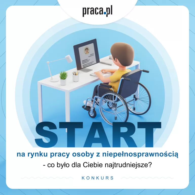 Konkurs dla osób z niepełnosprawnością od Praca.pl Portal Praca.pl właśnie rusza z ogólnopolskim konkursem skierow
