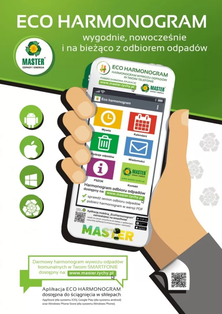 harmonogram odbioru odpadów na telefon