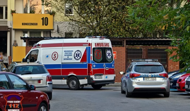 Zasłabnięcie osoby na Konecznego - 04.05.2021