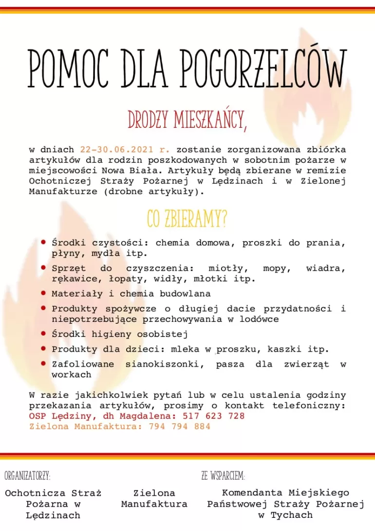 pogorzelcy Nowa Biała