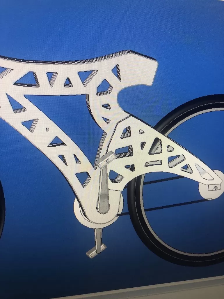 Rower ze sklejki torus