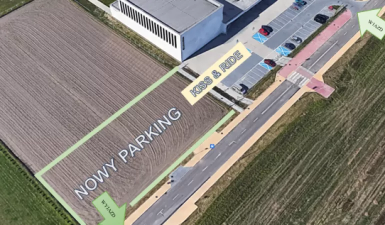 Przy tyskiej szkole powstanie parking Kiss & Ride