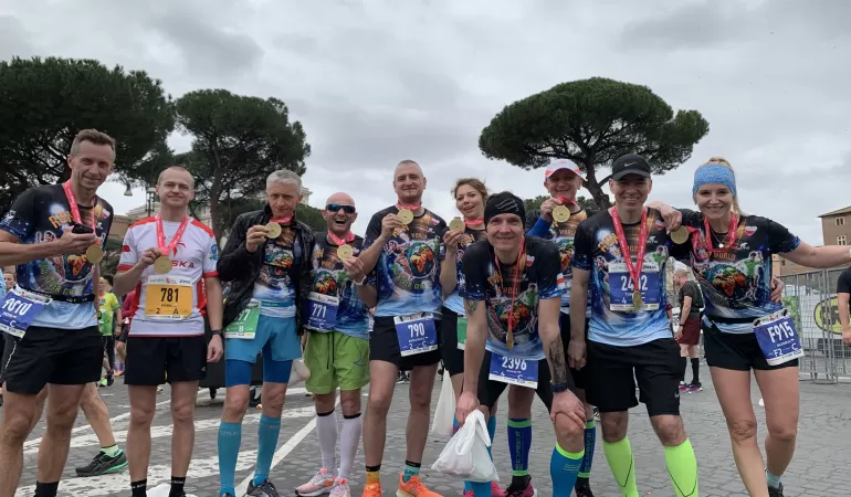 Tyszanie na maratonie w Rzymie - 19.03.2023