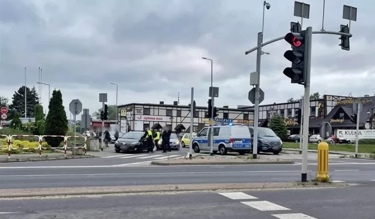 Kontrola kierowcy na ul. Dołowej - 24.05.2023