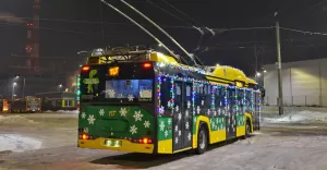 Świątecznym trolejbusem  na XV Tyski Jarmark Bożonarodzeniowy!