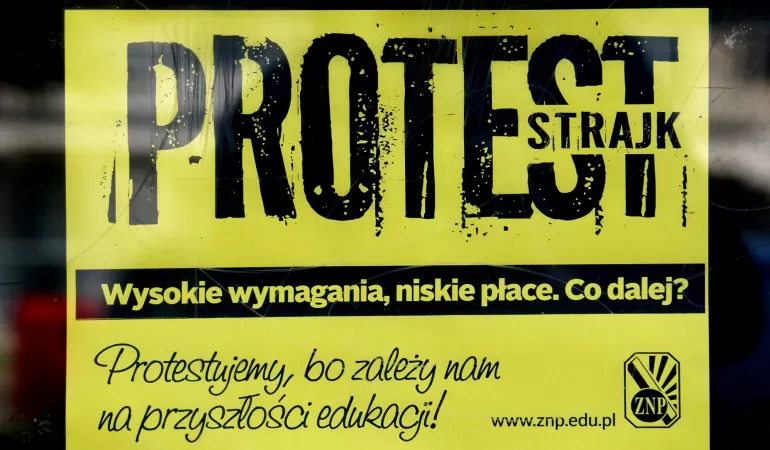 strajk, szkoła, znp