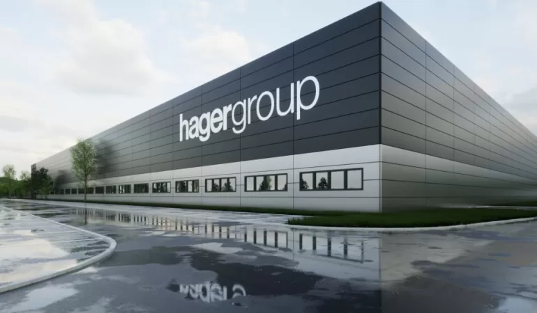 Grupa Hager buduje nową fabrykę w Bieruniu - wizualizacja