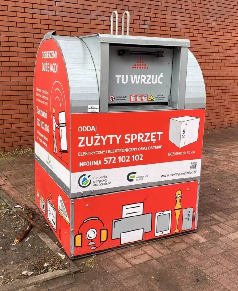 Kubeł na elektroodpady