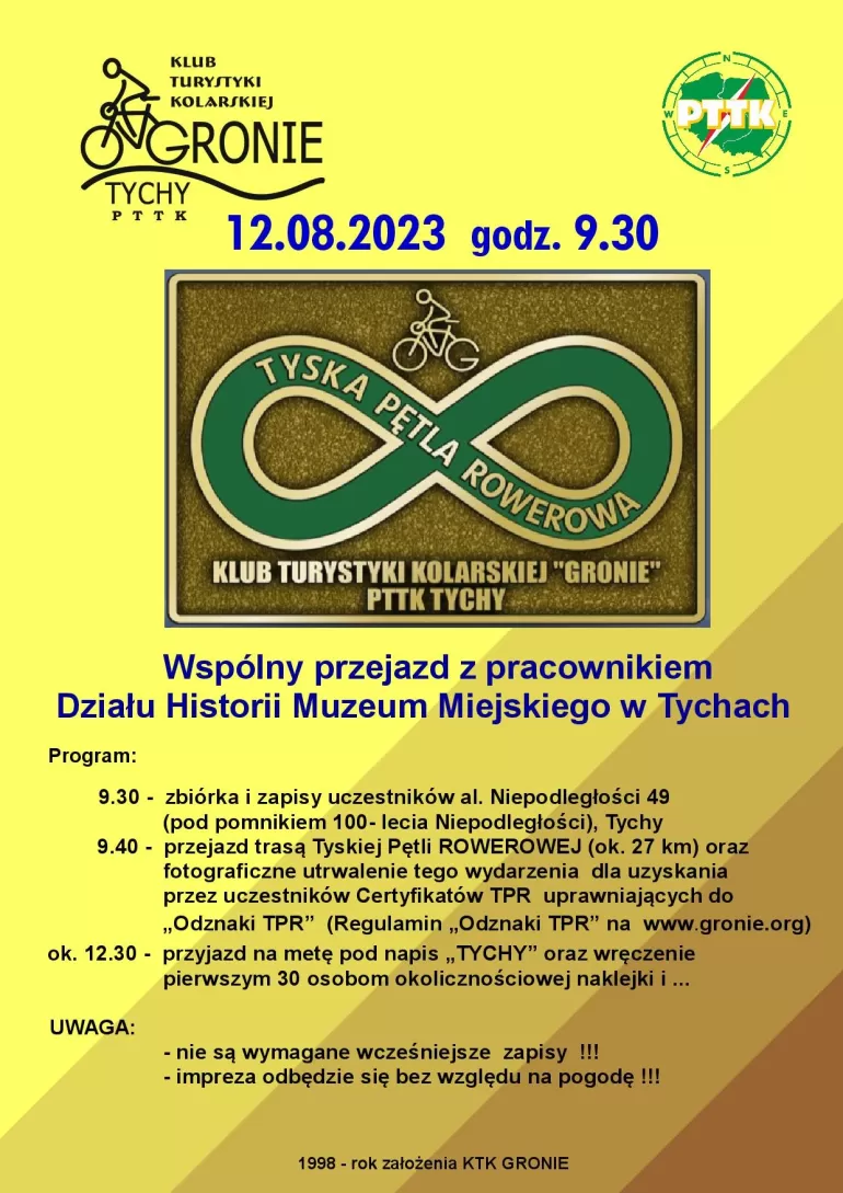 Przejazd Tyską Pętlą Rowerową!