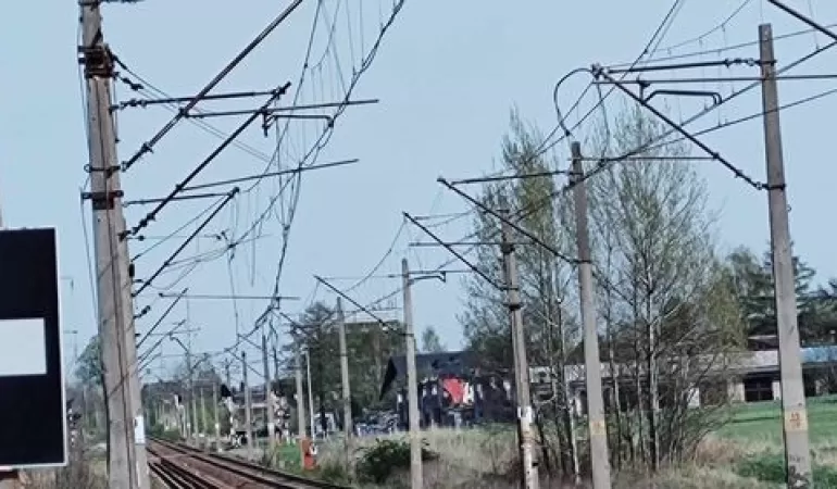 Zerwana trakcja w Tychach - Żwakowie