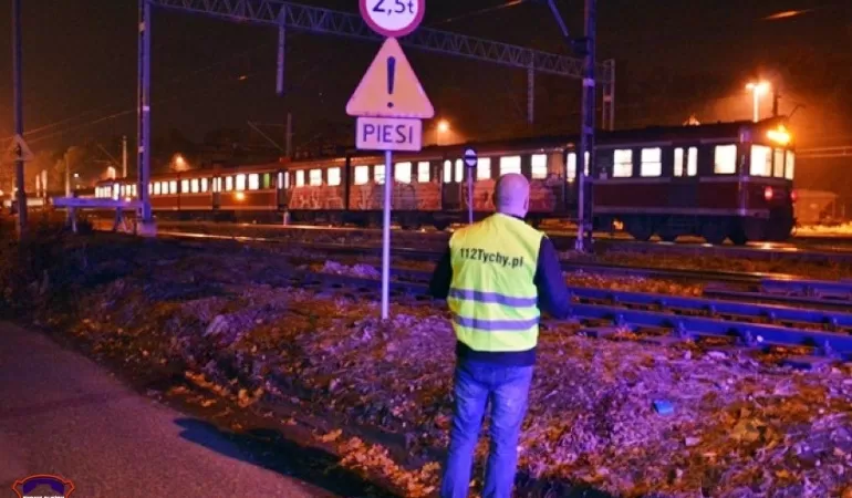 Śmiertelne potrącenie przez pociąg w rejonie ul. Myśliwskiej - 16.07.2023